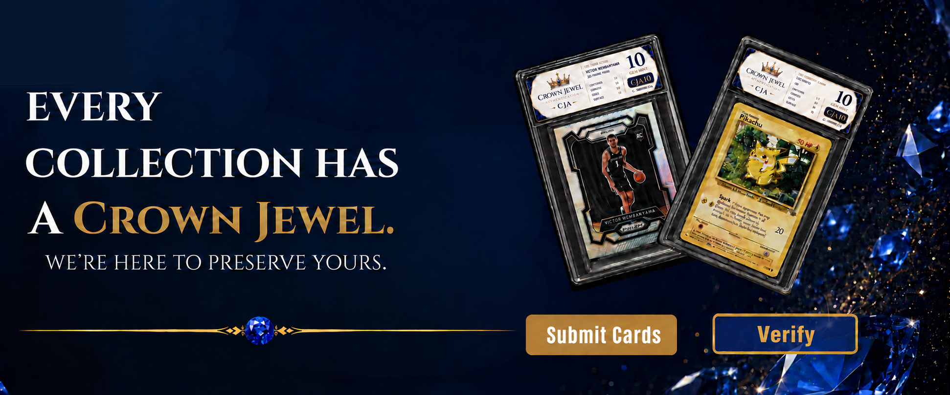 Every collection has a crown jewel. We're here to preserve yours.
